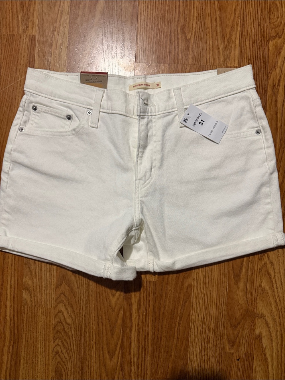 Levi’s White Women's Denim Shorts